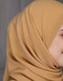 EMANI SQUARE SCARF (BUTTER)